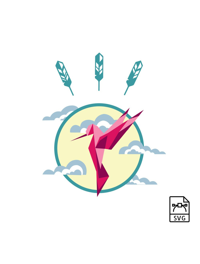 Hummingbird - Vector graphics