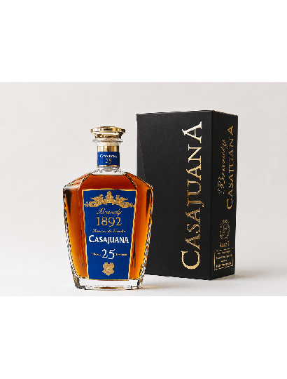 Casajuana 25 Años Brandy | Brandy de Solera Gran Reserva de La Mancha