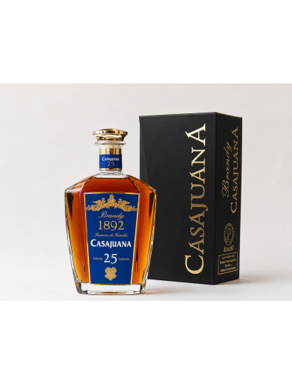 Casajuana 25 Años Brandy | Brandy de Solera Gran Reserva de La Mancha